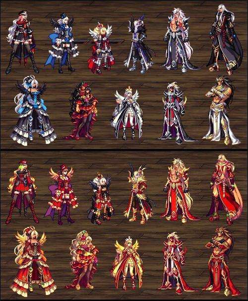 DNF天空套大全 1到12套外观图片一览