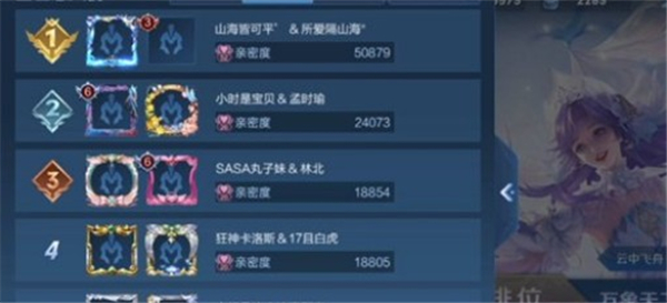 王者荣耀恋人榜查看教程一览